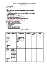 Kiểm tra học kì II (năm học 2014 - 2015) môn Sinh học 6